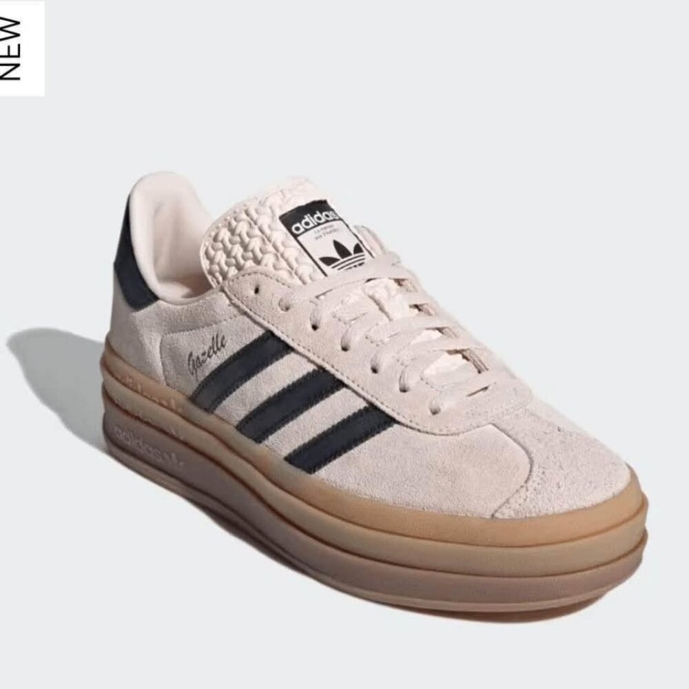 NEW Adidas Gazelle Bold Shoes in Quartz
